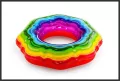 Dmuchane koło do pływania. Rainbow 115cm - tantis.pl