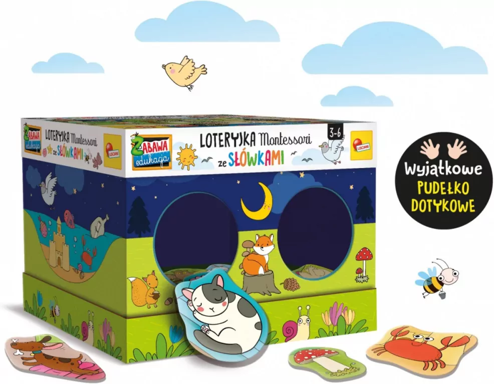 Loteryjka Montessori ze słówkami - tantis.pl