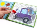 Magiczna wielorazowa kolorowanka wodna O Pojazdy - tantis.pl