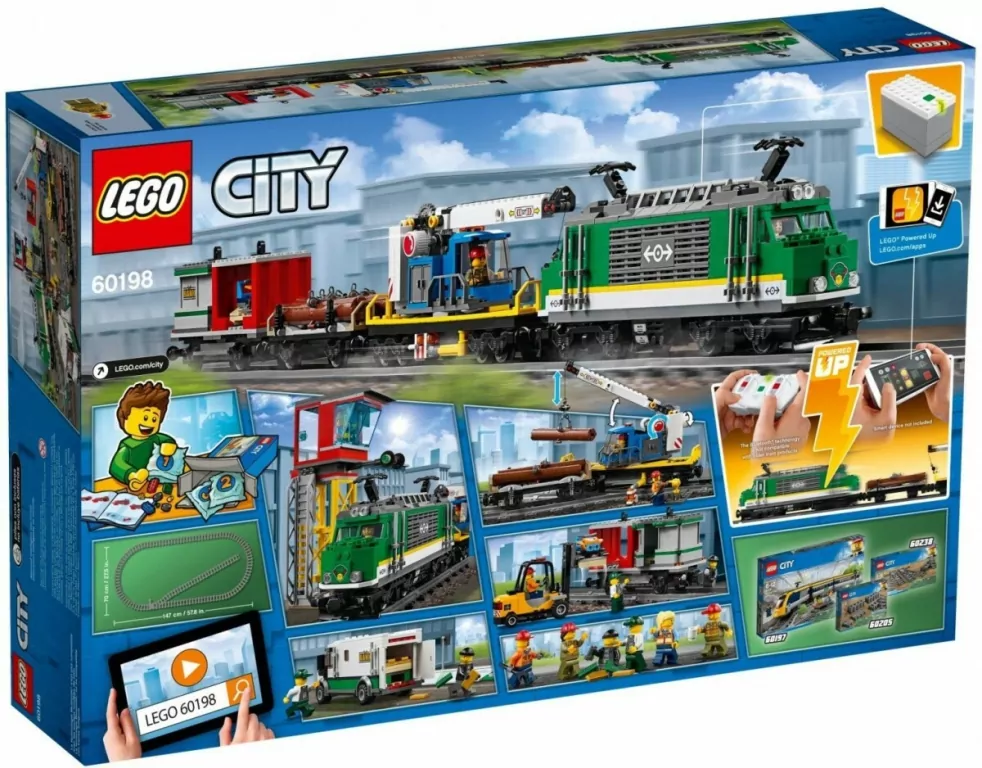 LEGO® City. Pociąg towarowy. 60198 - tantis.pl