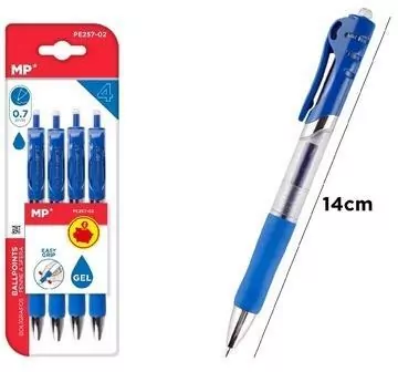 Długopis żelowy 0,7mm niebieski - tantis.pl
