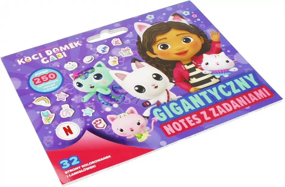 Koci Domek Gabi. Gigantyczny notes z zadaniami - tantis.pl
