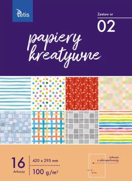 Papier kreatywny. Zestaw nr 02 - tantis.pl