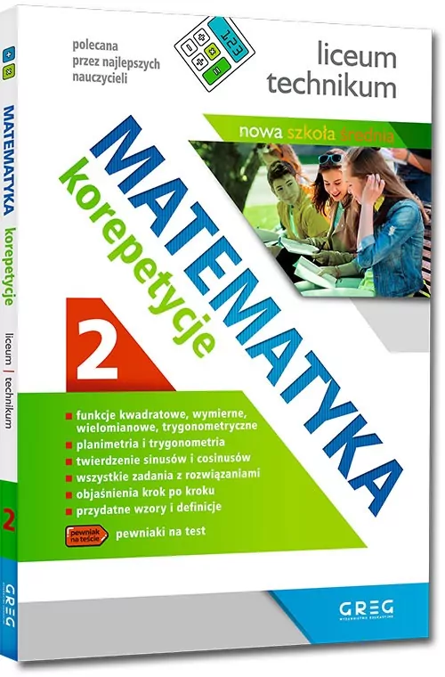 Matematyka. Korepetycje 2. Liceum i technikum - tantis.pl