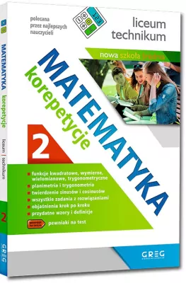 Matura - Matematyka. Korepetycje 2. Liceum i technikum