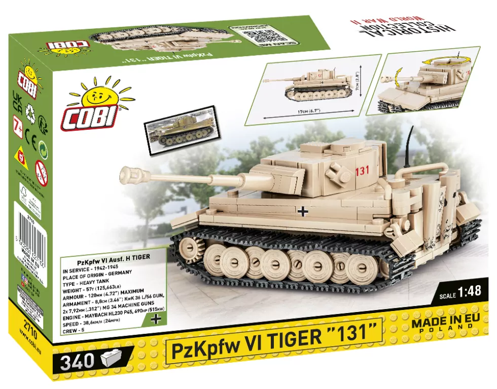 HC WWII Czołg PzKpfw VI Tiger 131 340 - tantis.pl