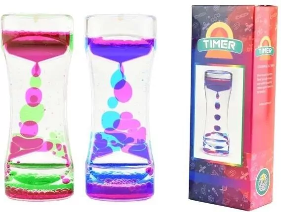 Dwukolorowy płynny timer sensoryczny - klepsydra - tantis.pl