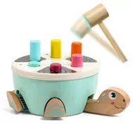 Żółw Drewniana wbijanka - gra motoryczna 18 mies.+ TOPBRIGHT