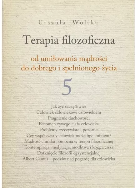 Terapia filozoficzna T.5 - tantis.pl