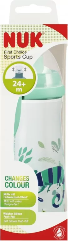 NUK. Sport Cup. Kubek 450ml. 24 miesięcy. Zielony Kameleon - tantis.pl