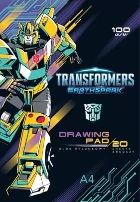 Blok rysunkowy A4/20K Transformers  ASTRA - tantis.pl