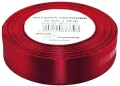 Wstążka satynowa bordowa 25mmx32m - tantis.pl