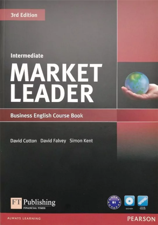 Market Leader. Intermediate. Business English Course Book. B1 . Podręcznik + DVD - tantis.pl