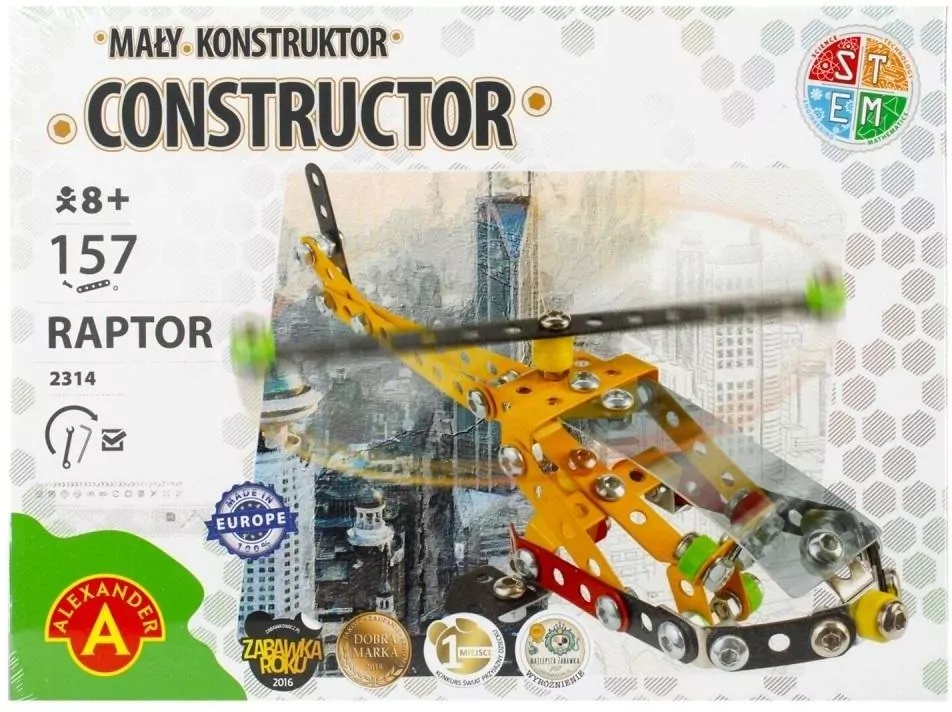 Mały Konstruktor - Raptor 8+ - tantis.pl