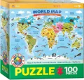 Puzzle 100. World Map - tantis.pl