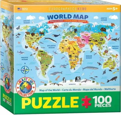 Puzzle 100. World Map