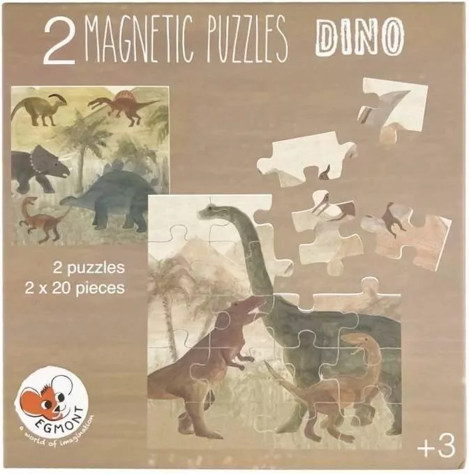 Puzzle magnetyczne. Dinozaury - tantis.pl