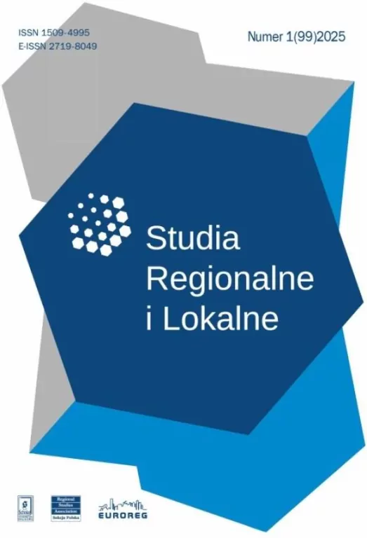 Studia Regionalne i Lokalne 1/2025 - tantis.pl