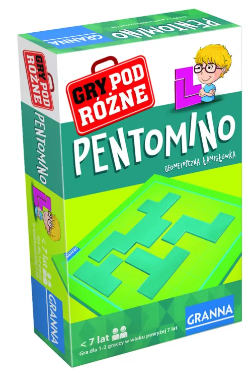 Pentomino. Geometryczna łamigłówka. Gry PodRóżne - tantis.pl
