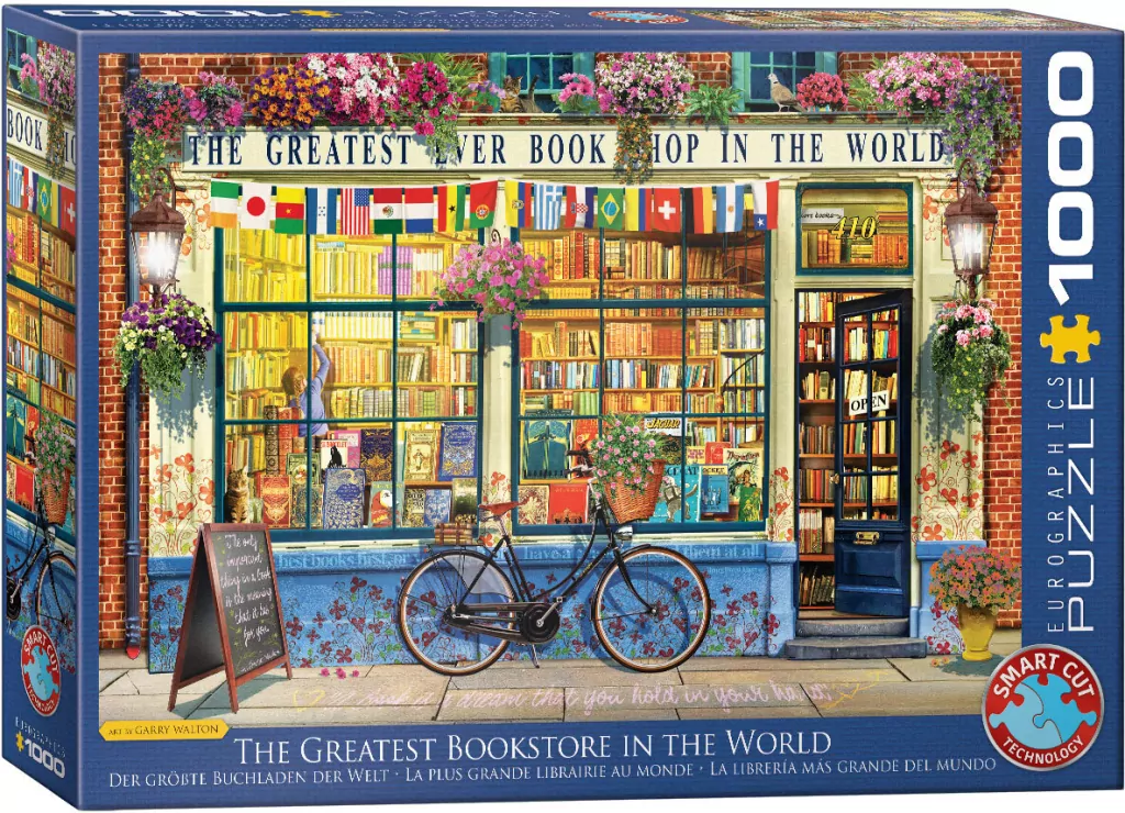 Puzzle 1000. The Greatest Bookstore in the World - tantis.pl