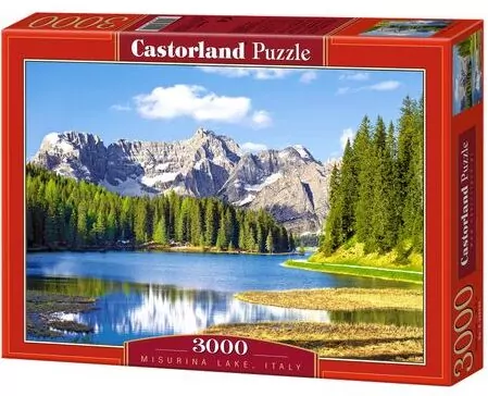 Puzzle 3000. Jezioro Misurina. Włochy - tantis.pl