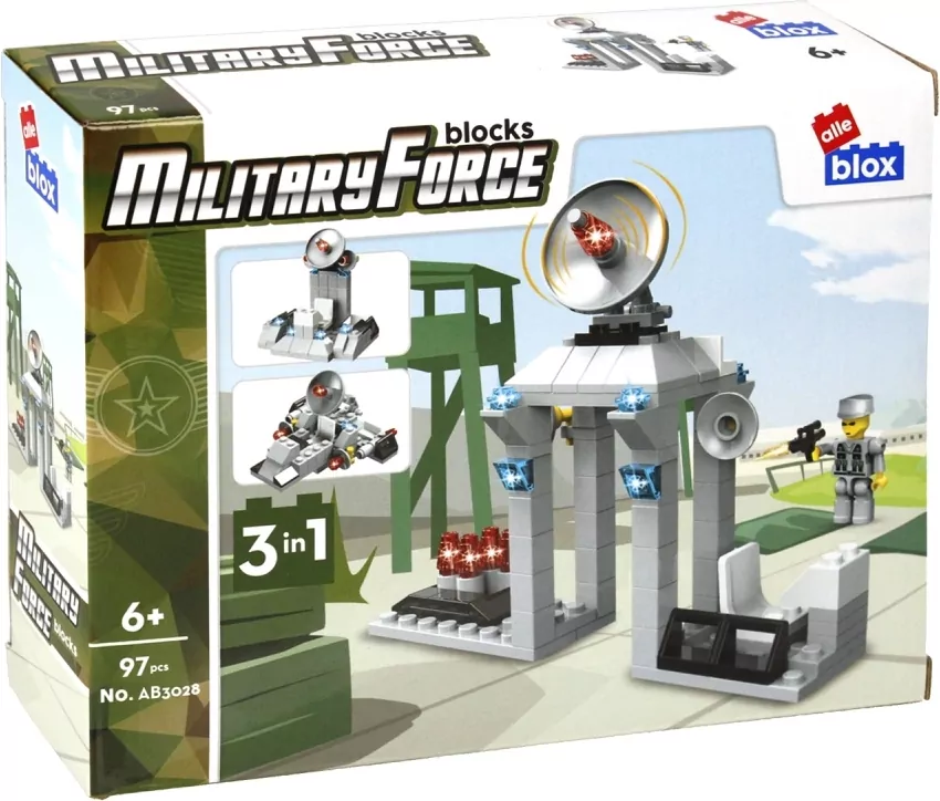Klocki konstrukcyjne Wojsko ALLEBOX - tantis.pl