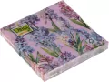 Serwetki DAISY Lunch SD 330x330 Kwiaty fioletowo-różowe 010201 - tantis.pl