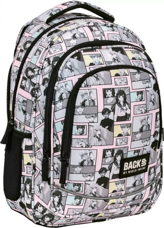 Plecak 3-komorowy Backup komiks Manga pastel PLB6X02 - tantis.pl