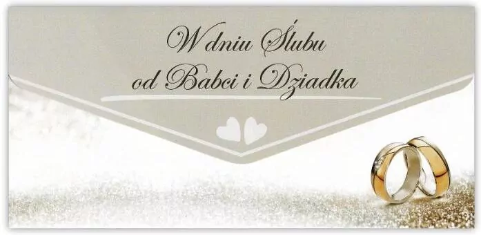 Karnet-koperta Ślub od Babci i Dziadka - tantis.pl
