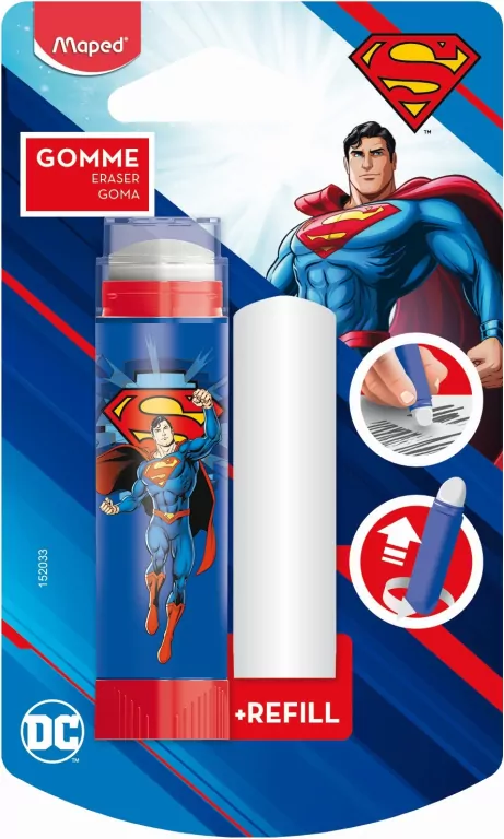 Gumka Superman wykręcana w obudowie MAPED - tantis.pl