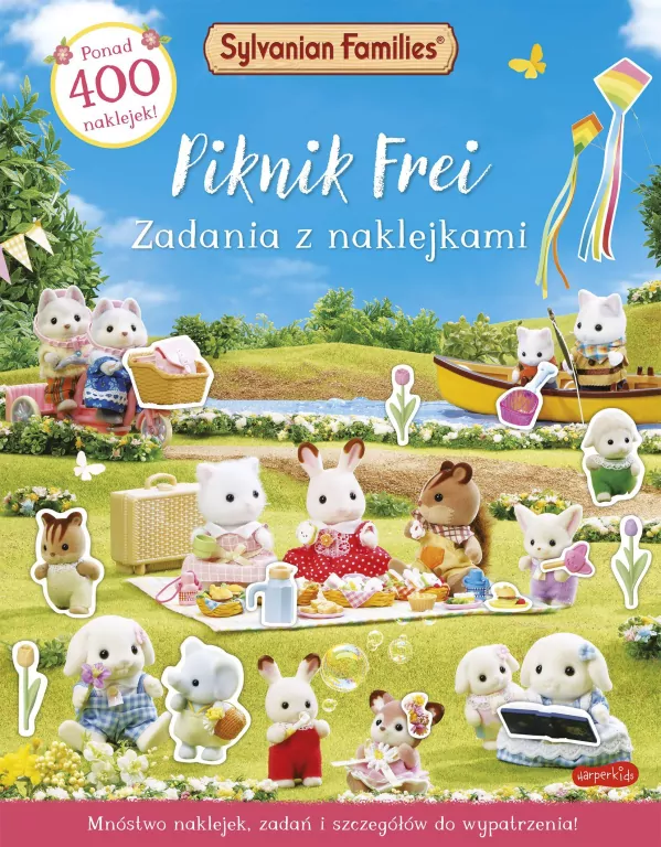 Piknik Frei. Zadania z naklejkami. Sylvanian Families - tantis.pl
