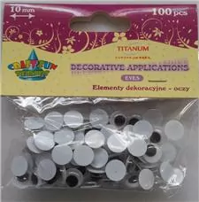Oczy  - elementy dekoracyjne 10mm - tantis.pl