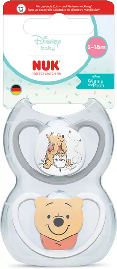 NUK. Perfect Match. Smoczek. 2 sztuki. 6-18 miesięcy. Kubuś - tantis.pl