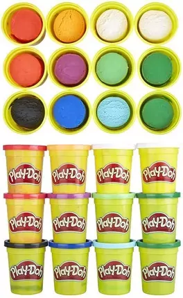 PlayDoh Tuby 12pak Zimo we kolory - tantis.pl