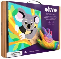 Kolorowanka z masy plastycznej po numerach Koala