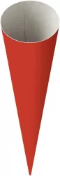 Rożek tyta pierwszoklasisty czerwony 70cm
