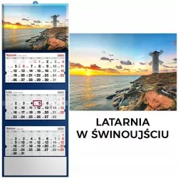 Kalendarz 2026 trjdzielny latarnia