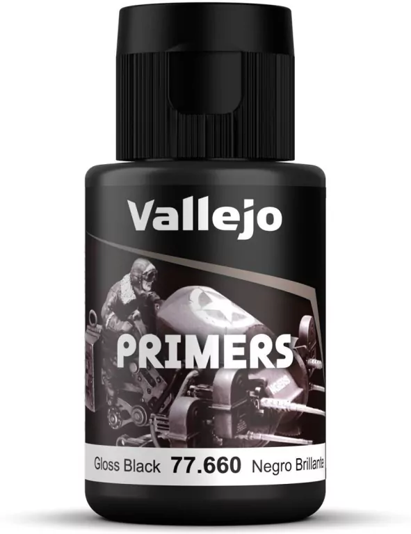 Vallejo: 77.660 - Primers - Gloss Black (32 ml) - tantis.pl