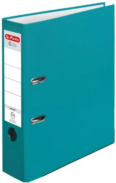 Segregator A4 8 cm PP. Turkusowy karaibski - tantis.pl