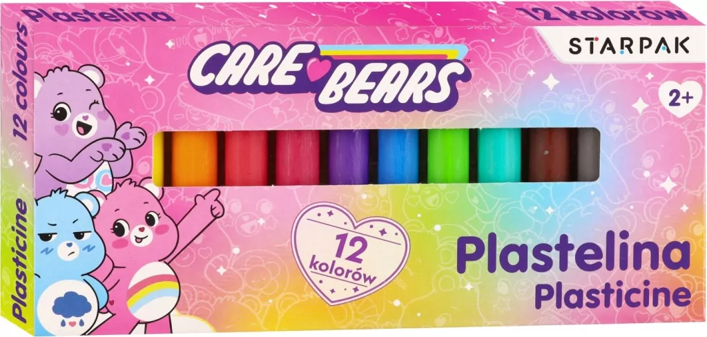 PLASTELINA 12KOL CARE BEARS STK WB 1/40 - tantis.pl
