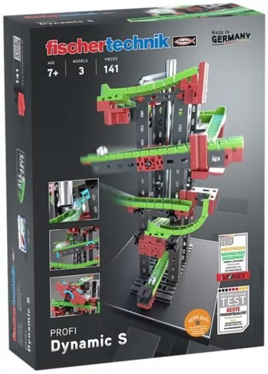 Zestaw konstrukcyjny - Tor kulkowy Dynamic S 141el - tantis.pl