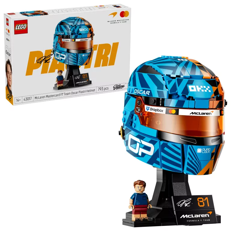 LEGO® Kask Oscar Piastri McLaren Mastercard F1® Team 43017 - tantis.pl