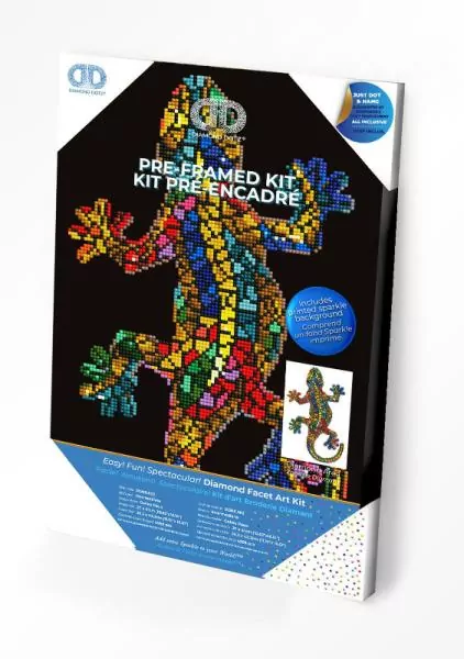 Diamond Dotz Adults Gekko Paua z ramką - tantis.pl