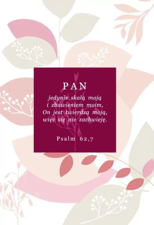 Kartka Składana: Pan jedynie skałą - tantis.pl