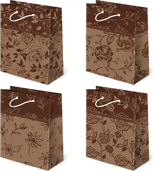Torebki ozdobne T4K-130 Classical flower 10 sztuk - tantis.pl