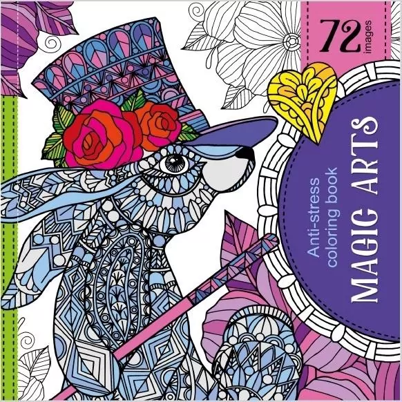 Magic Arts. Kolorowanka antystresowa - tantis.pl