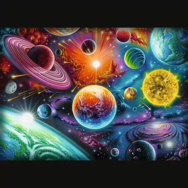 Puzzle 1000 DreamScapes: Kosmiczna przygoda TREFL - tantis.pl