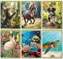 Zeszyt A5/32K linia Animals