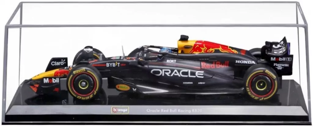 Formula With Helmet&Plastic Stand Oracle Red Bull - tantis.pl