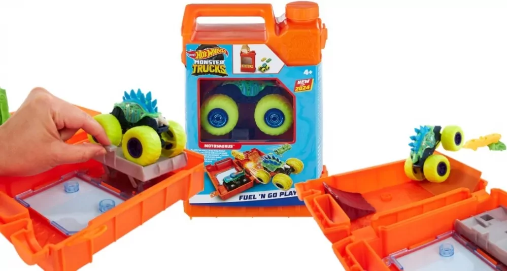 Hot Wheels Monster Trucks Tankuj i jedź (3szt) - tantis.pl